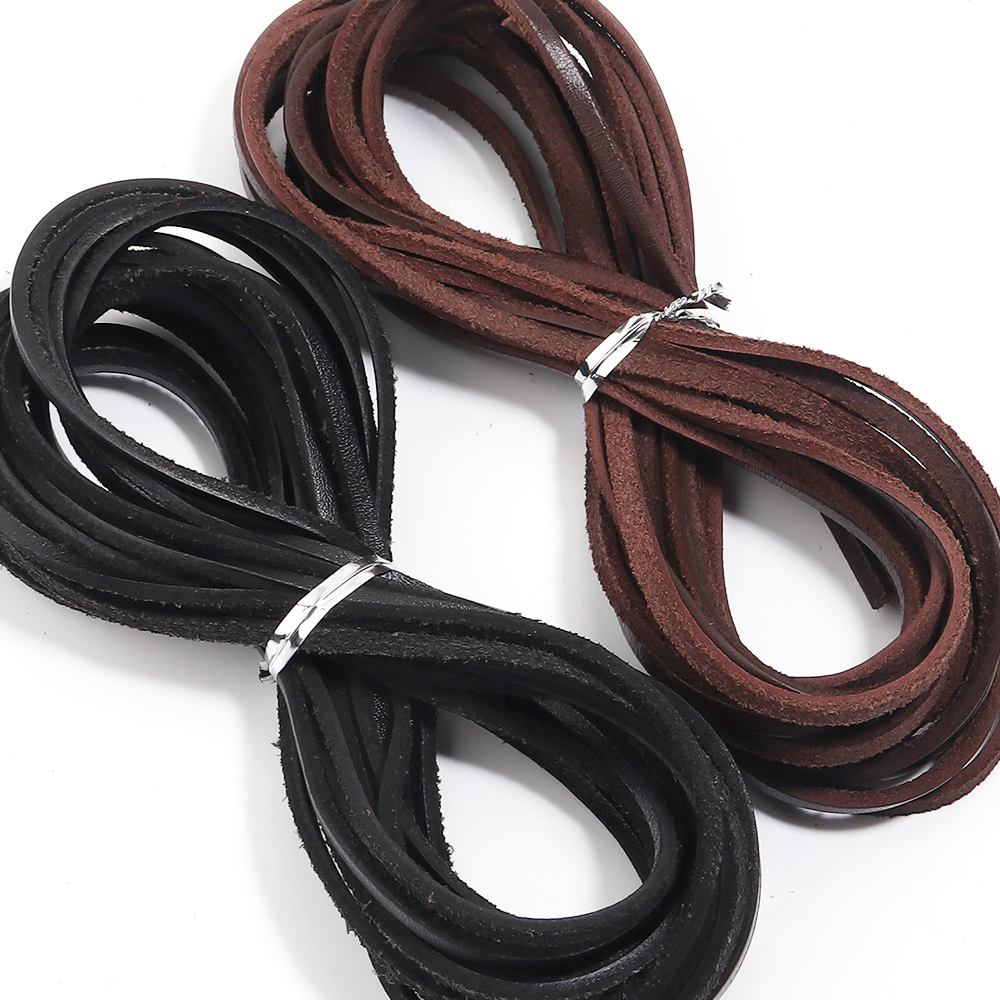 Patent Leather Oxford - 5yards 3mm Genuine Cow Leather Cord