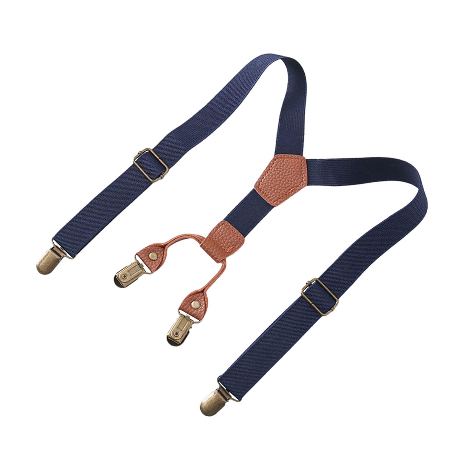 Suspender Clip Formal - Boys Suspender Clothing Accessories Dark Blue