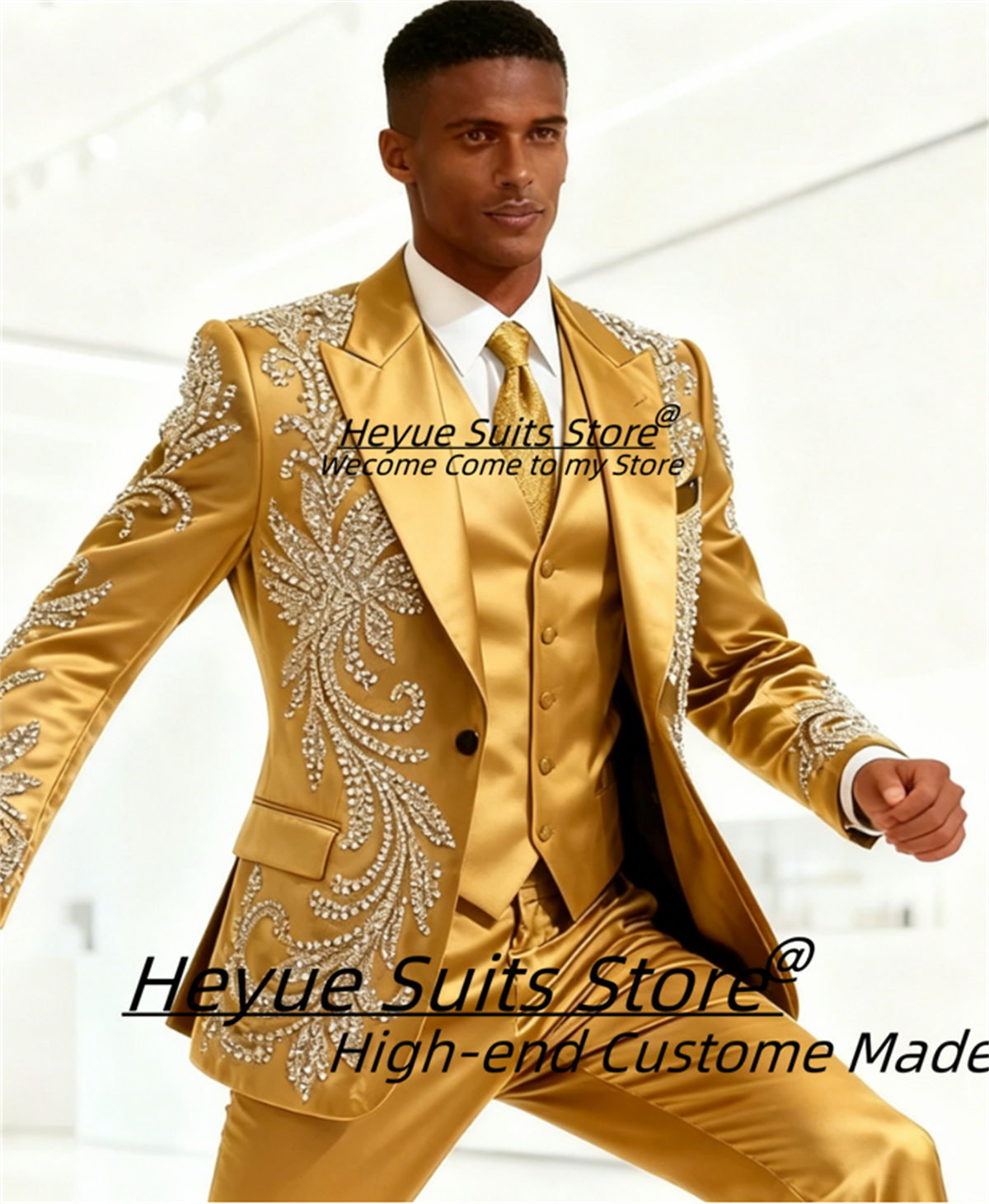 Men'S Formal Wear Accessories - High End Customized Men Suit Luxurious