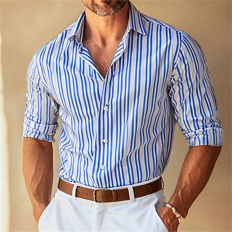 Men Formal Wear Shop - 10 colors men's formal lapel button-down
