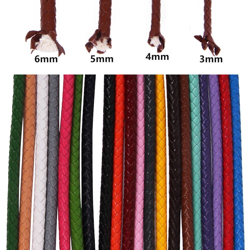 Patent Leather Oxford - 1meter 3mm 4mm 5mm 6mm Round