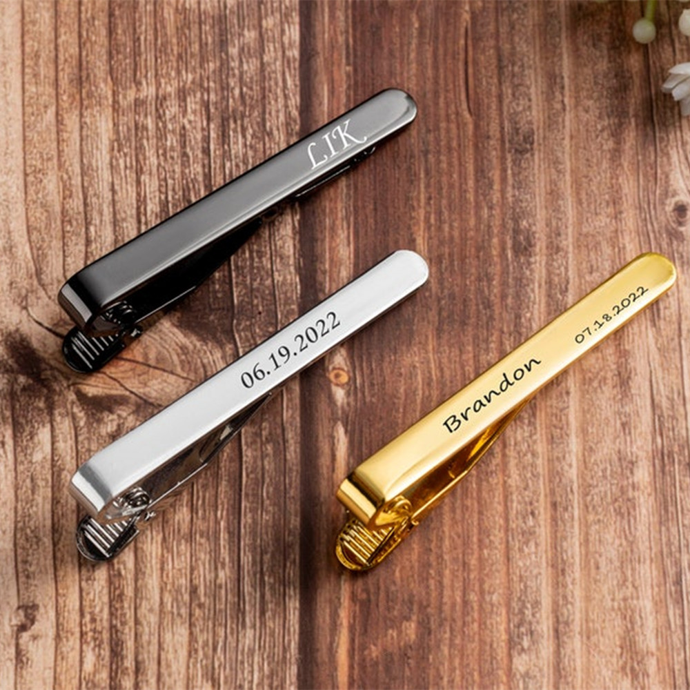 Men'S Formal Wear Accessories - Personalized Custom Logo Name Necktie Pin