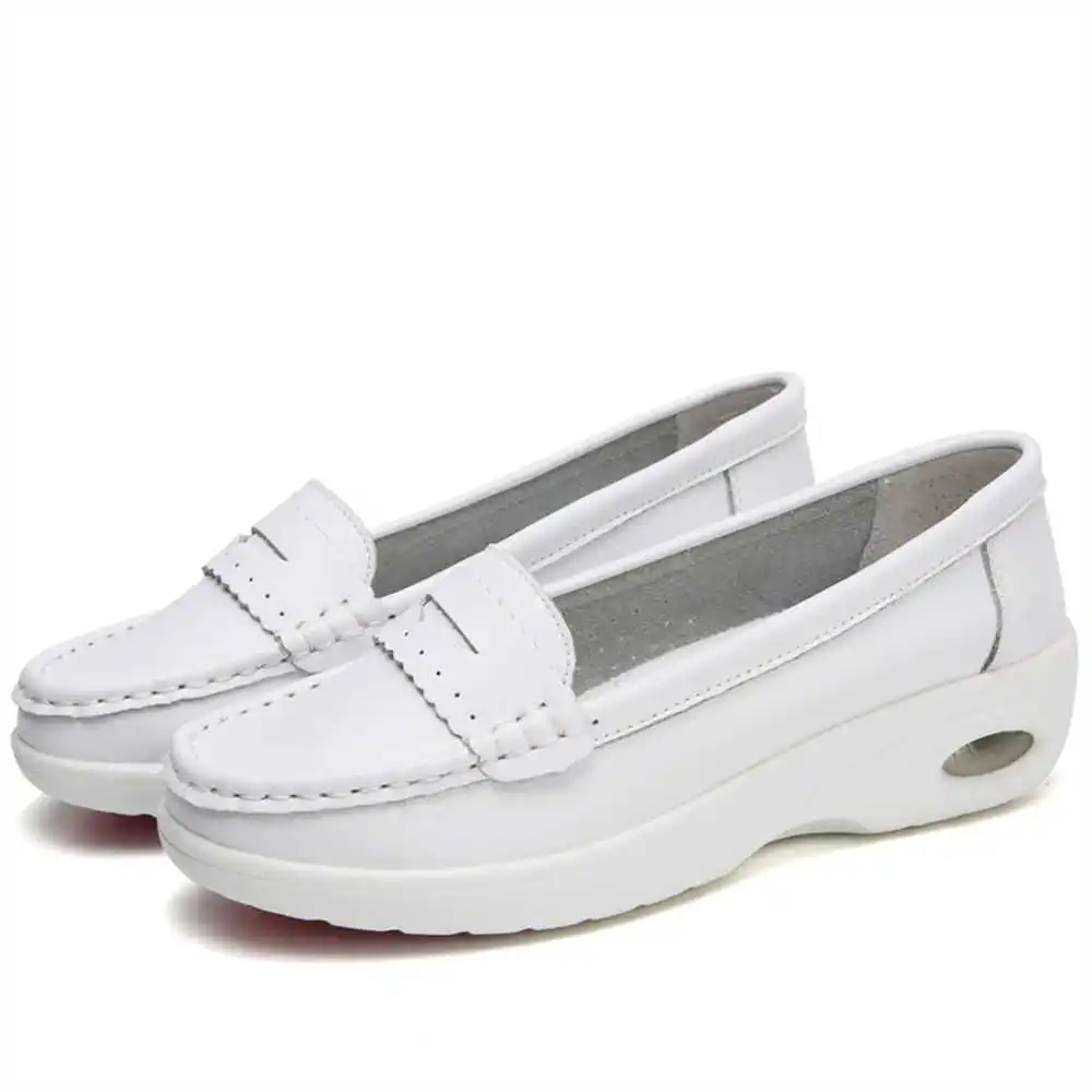 Thick Sole Slipon White Traine - Types Of Men'S Formal Wear review and price