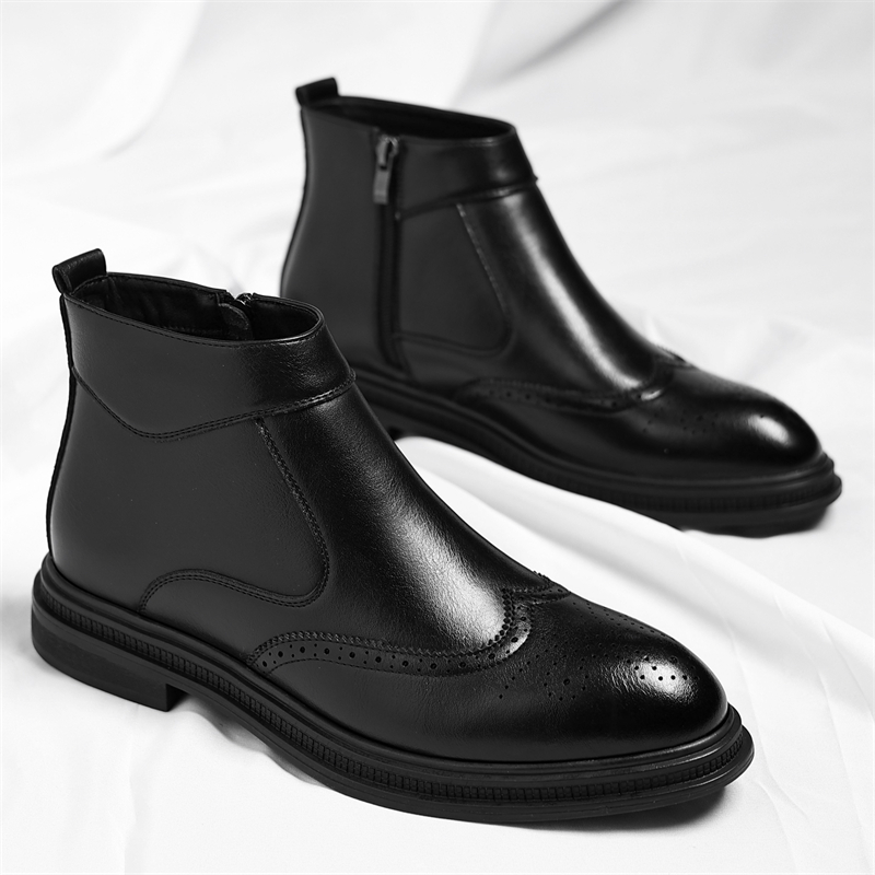 Autumn  Winter Thick Soled Men - Men'S Formal Wear In Winter review and price