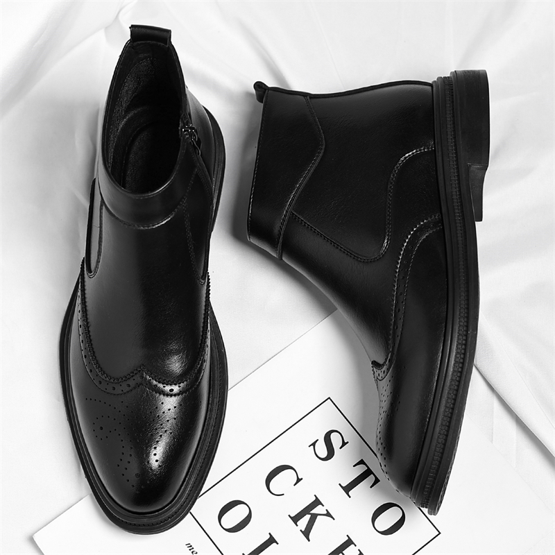 Autumn  Winter Thick Soled Men - Men'S Formal Wear In Winter review and price