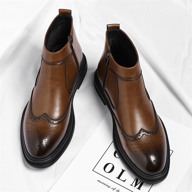 Autumn  Winter Thick Soled Men - Men'S Formal Wear In Winter review and price