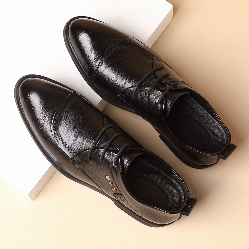 Leather Oxford Shoes With Meta - Men'S Formal Office Wear Shoes review and price