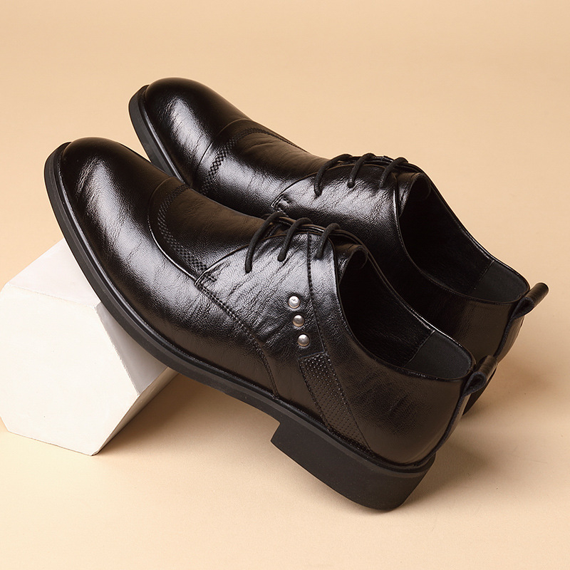 Leather Oxford Shoes With Meta - Men'S Formal Office Wear Shoes review and price