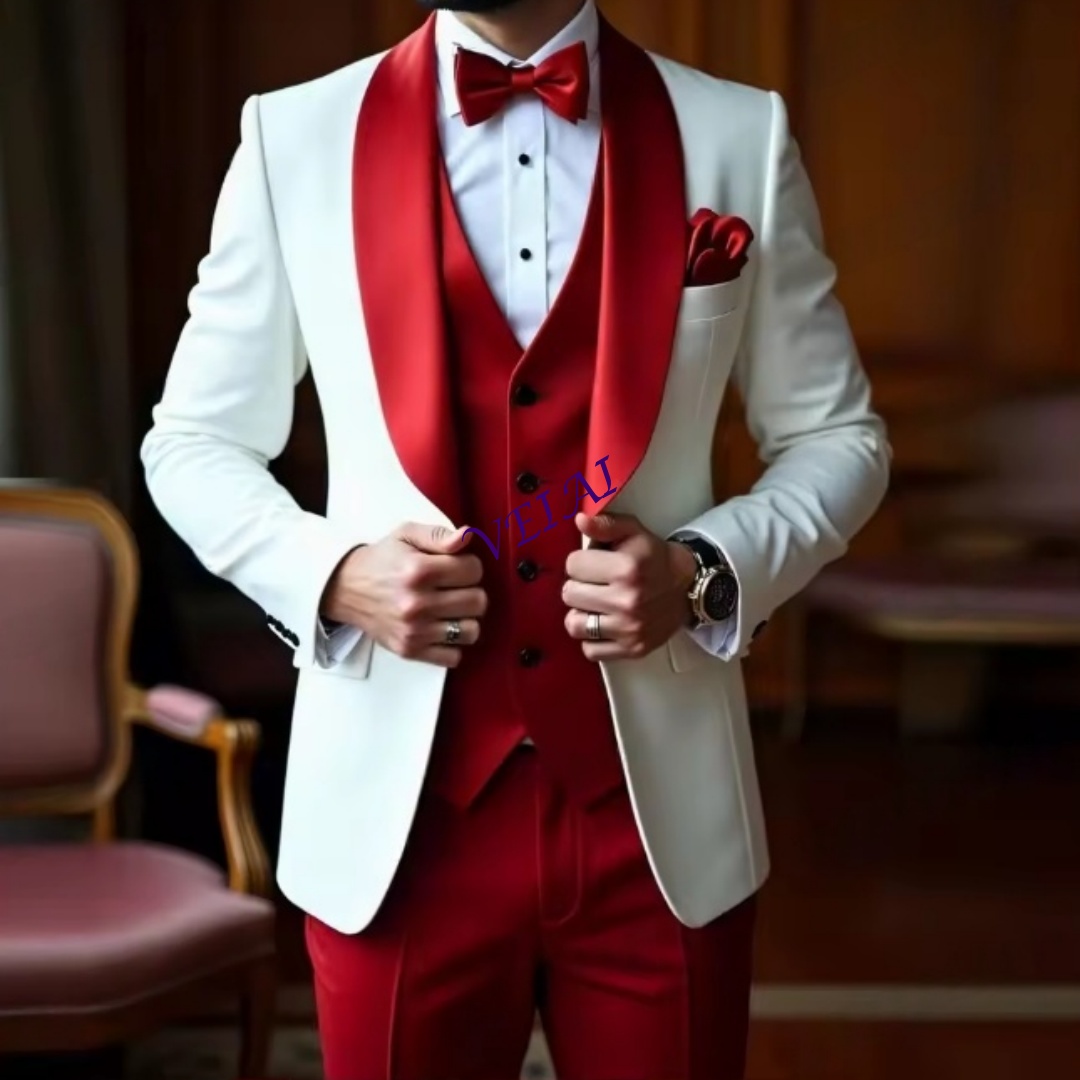 CustomizedNew White And Red Me - Men'S Formal Wear Accessories review and price