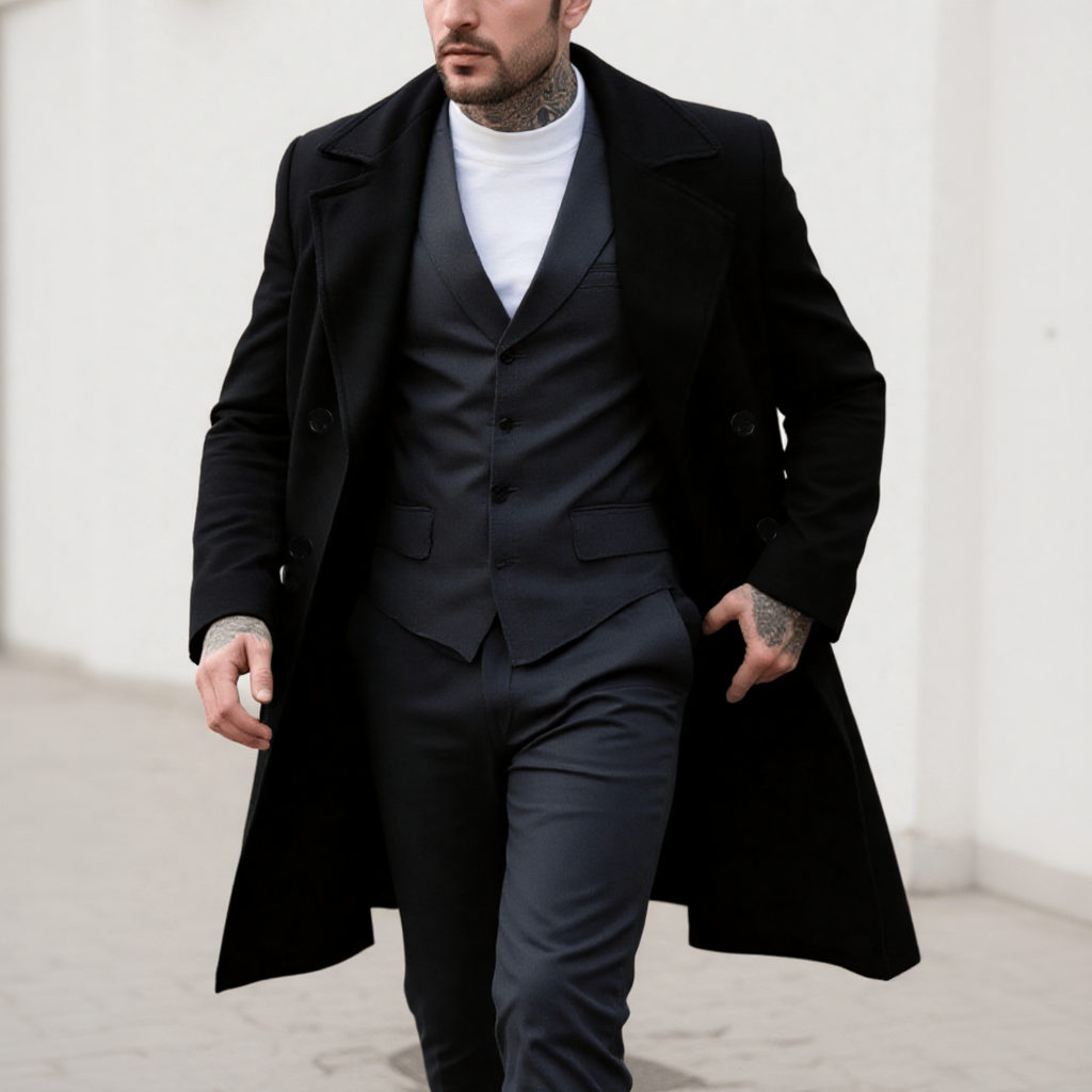 Men's Classic Double-Breasted  - Men'S Formal Wear In Winter review and price