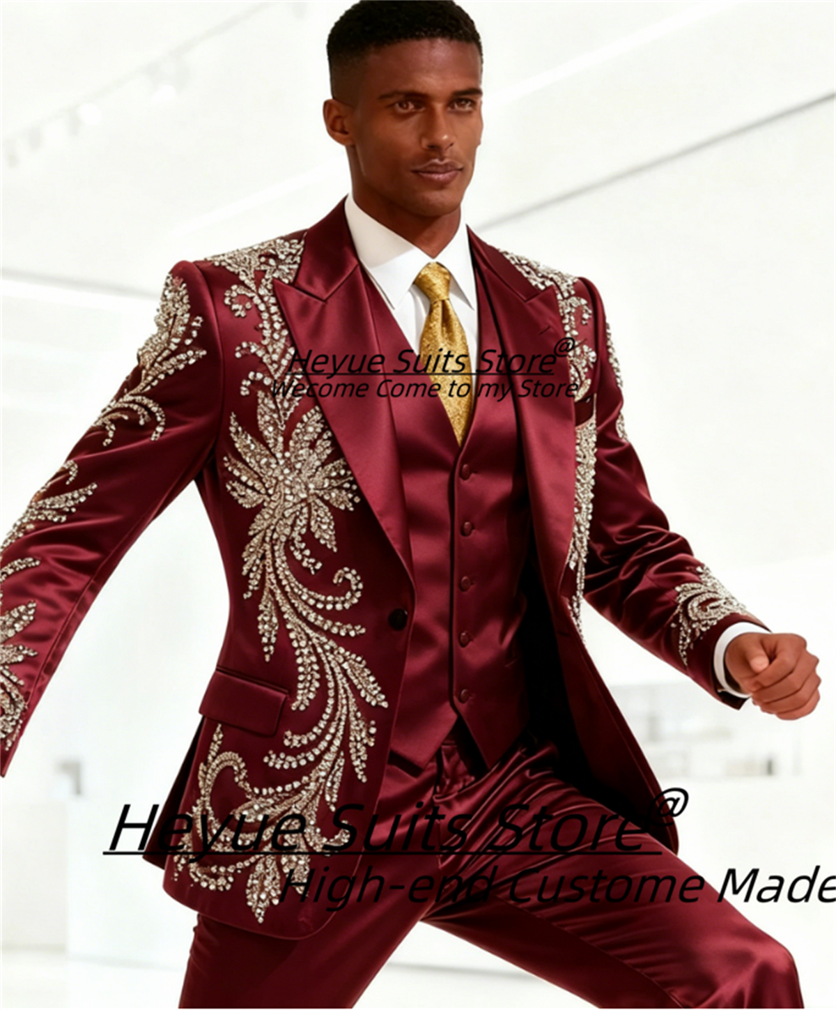 High End Customized Men Suit L - Men'S Formal Wear Accessories review and price