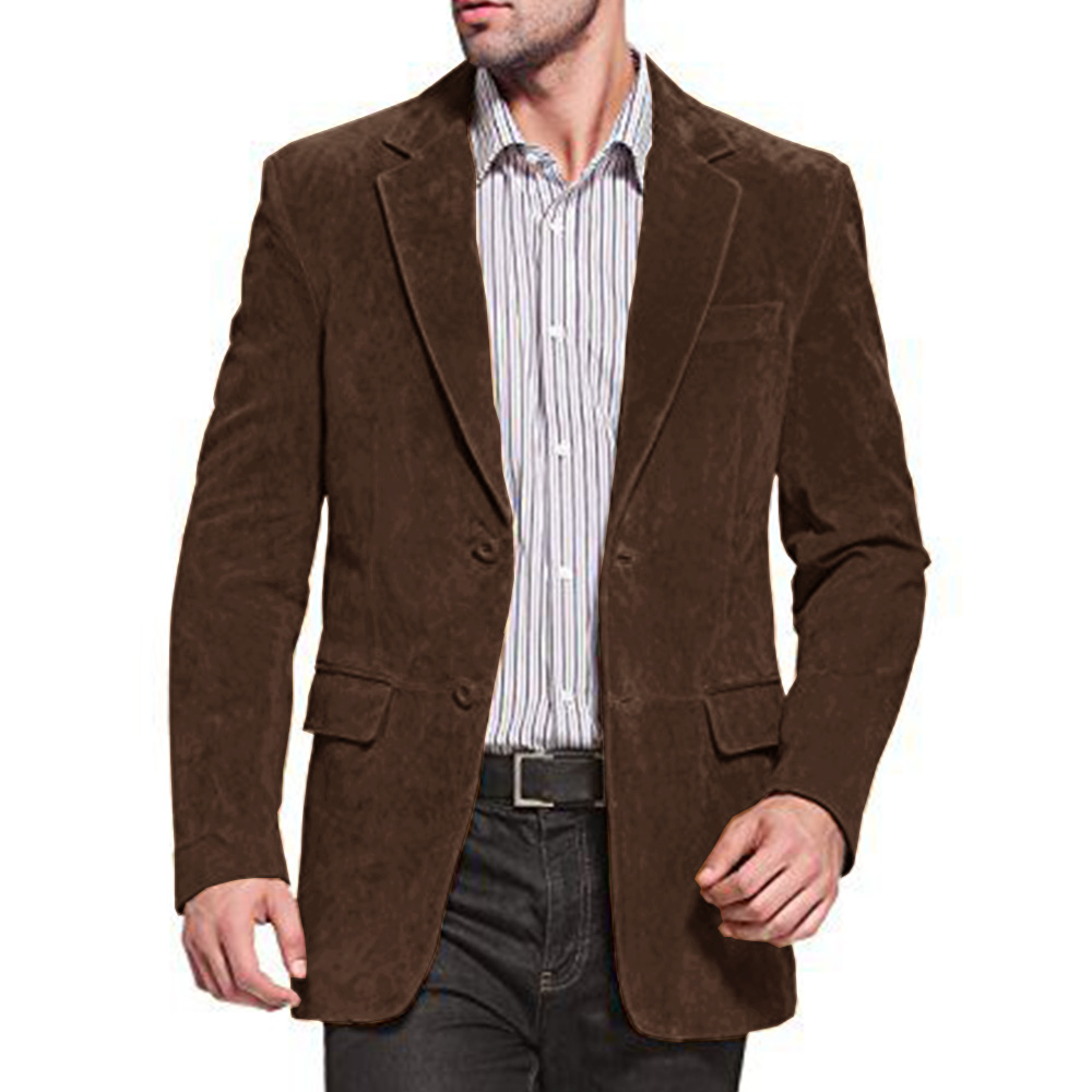 Men's Faux Suede Jacket Comfor - Men Formal Wear Shop review and price
