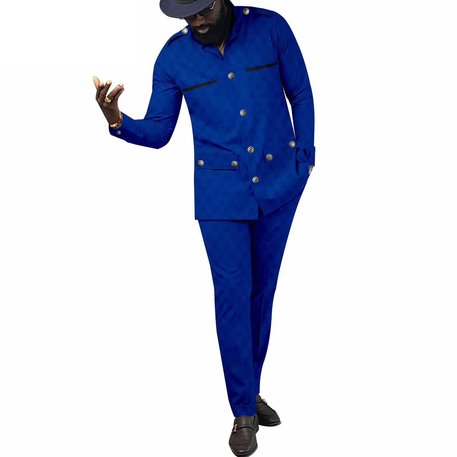 African Traditional Clothes fo - Men Formal Wear Clothes review and price