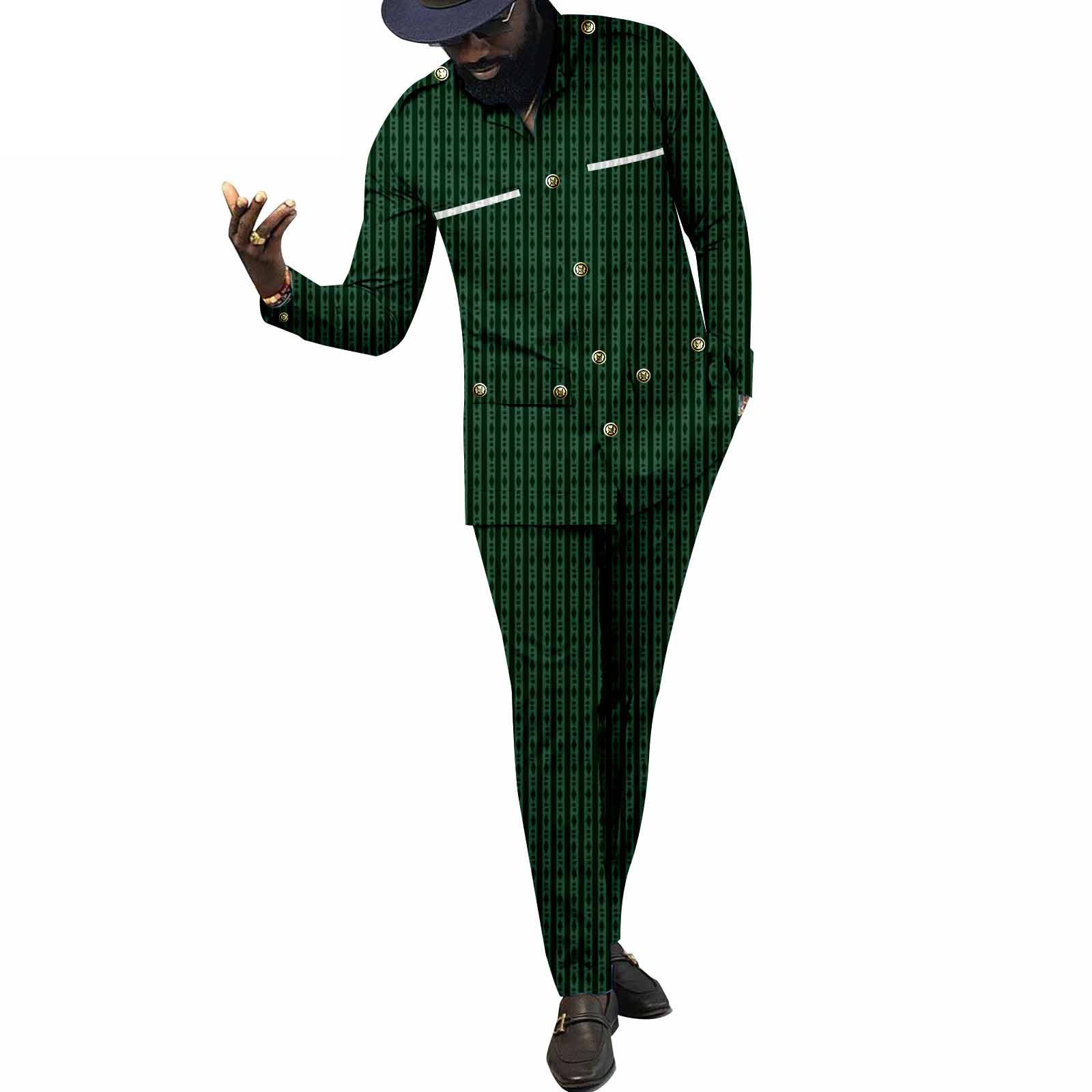 African Traditional Clothes fo - Men Formal Wear Clothes review and price