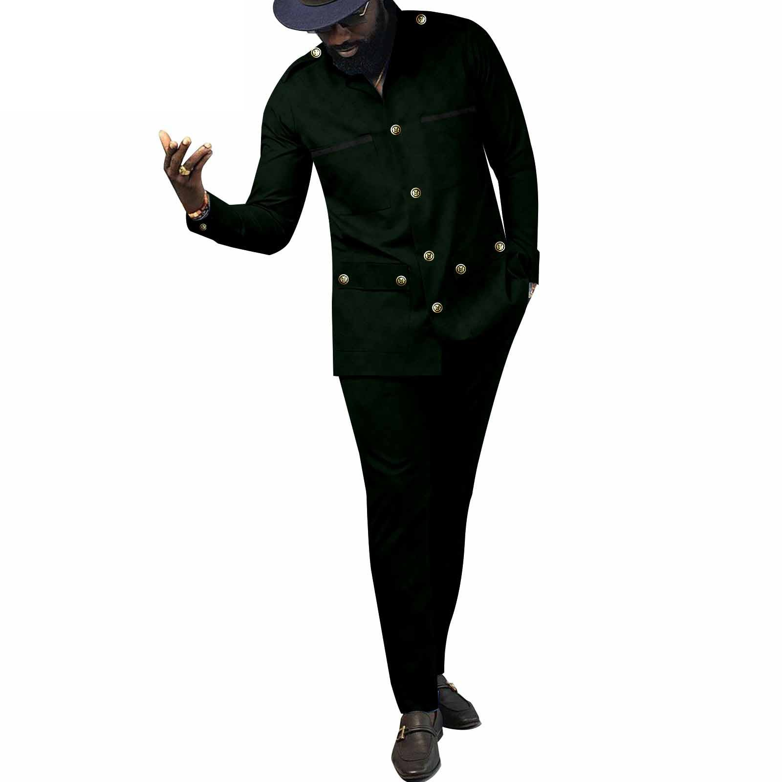 African Traditional Clothes fo - Men Formal Wear Clothes review and price