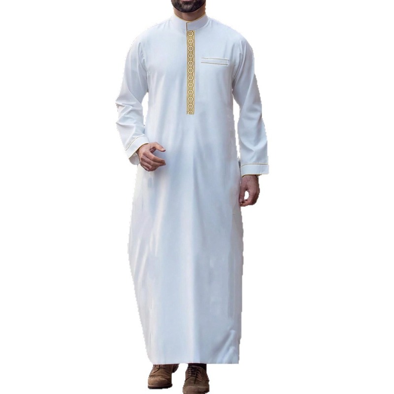 Arabic Mens Thobe Embroidered  - Men Formal Wear Shop review and price