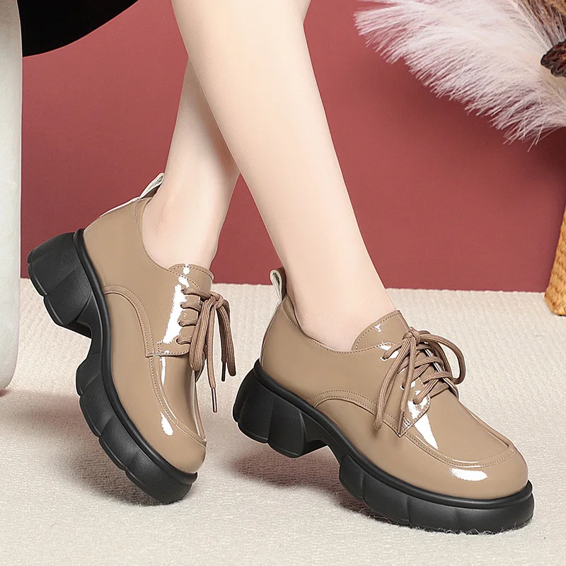5cm Vintage British Thick Bott - Patent Leather Oxford review and price