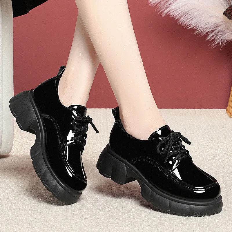 5cm Vintage British Thick Bott - Patent Leather Oxford review and price