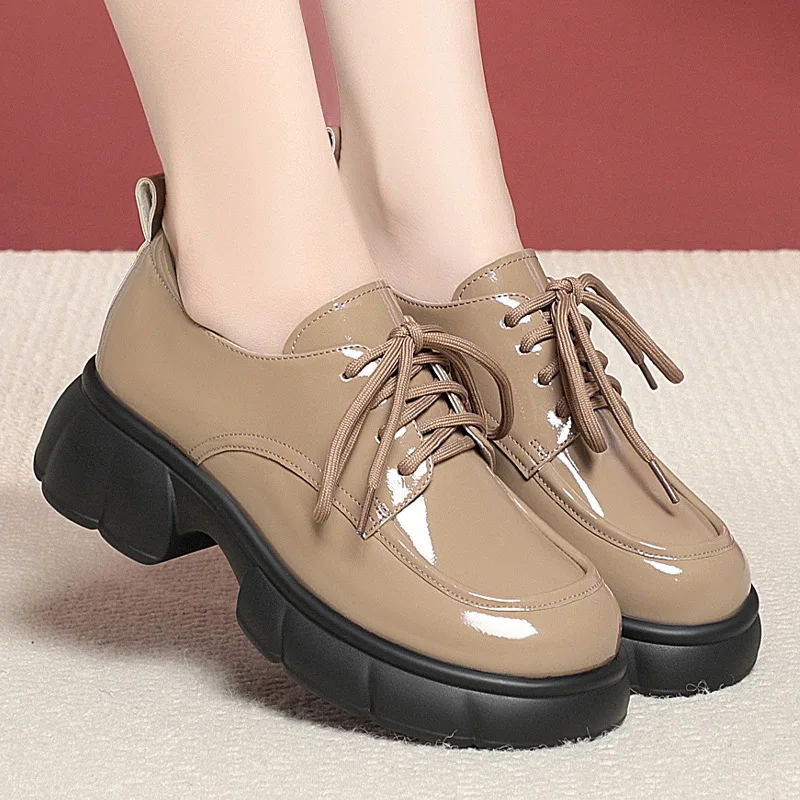 5cm Vintage British Thick Bott - Patent Leather Oxford review and price