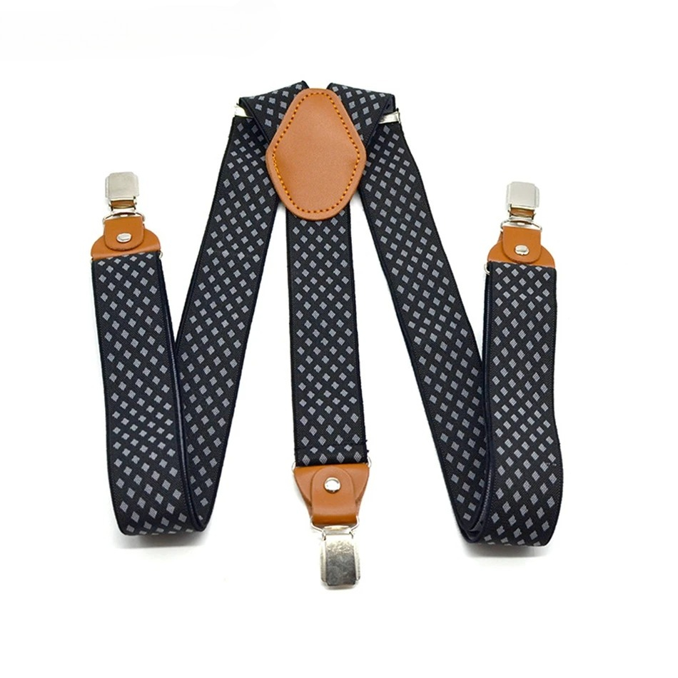 Black Diamond Pattern Men's Su - Suspender Clip Formal review and price