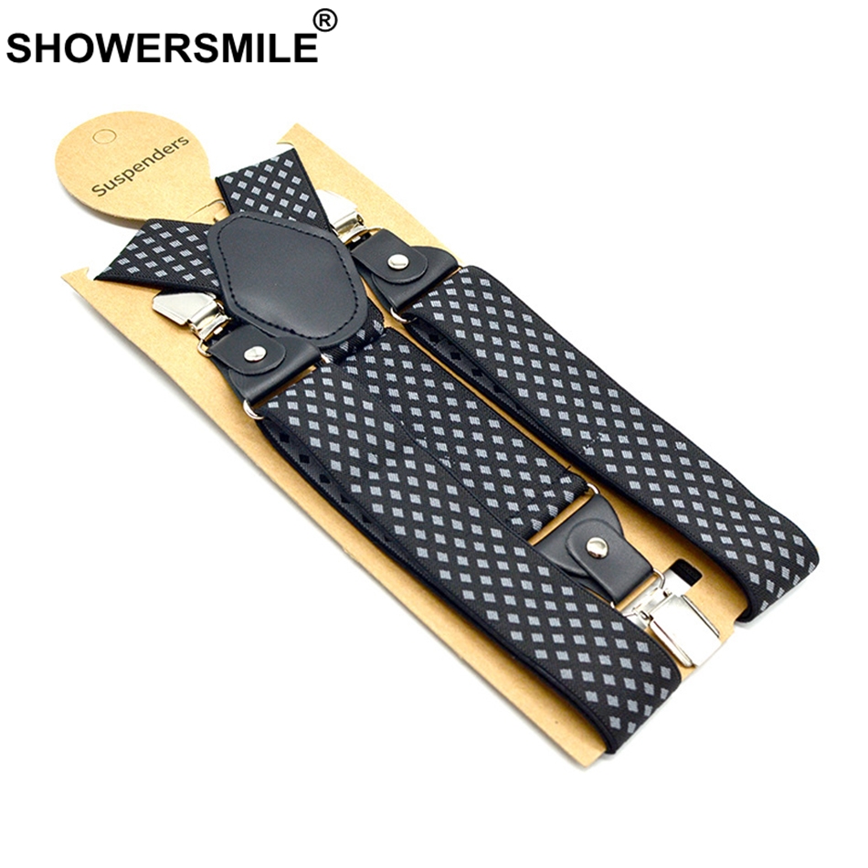 Black Diamond Pattern Men's Su - Suspender Clip Formal review and price