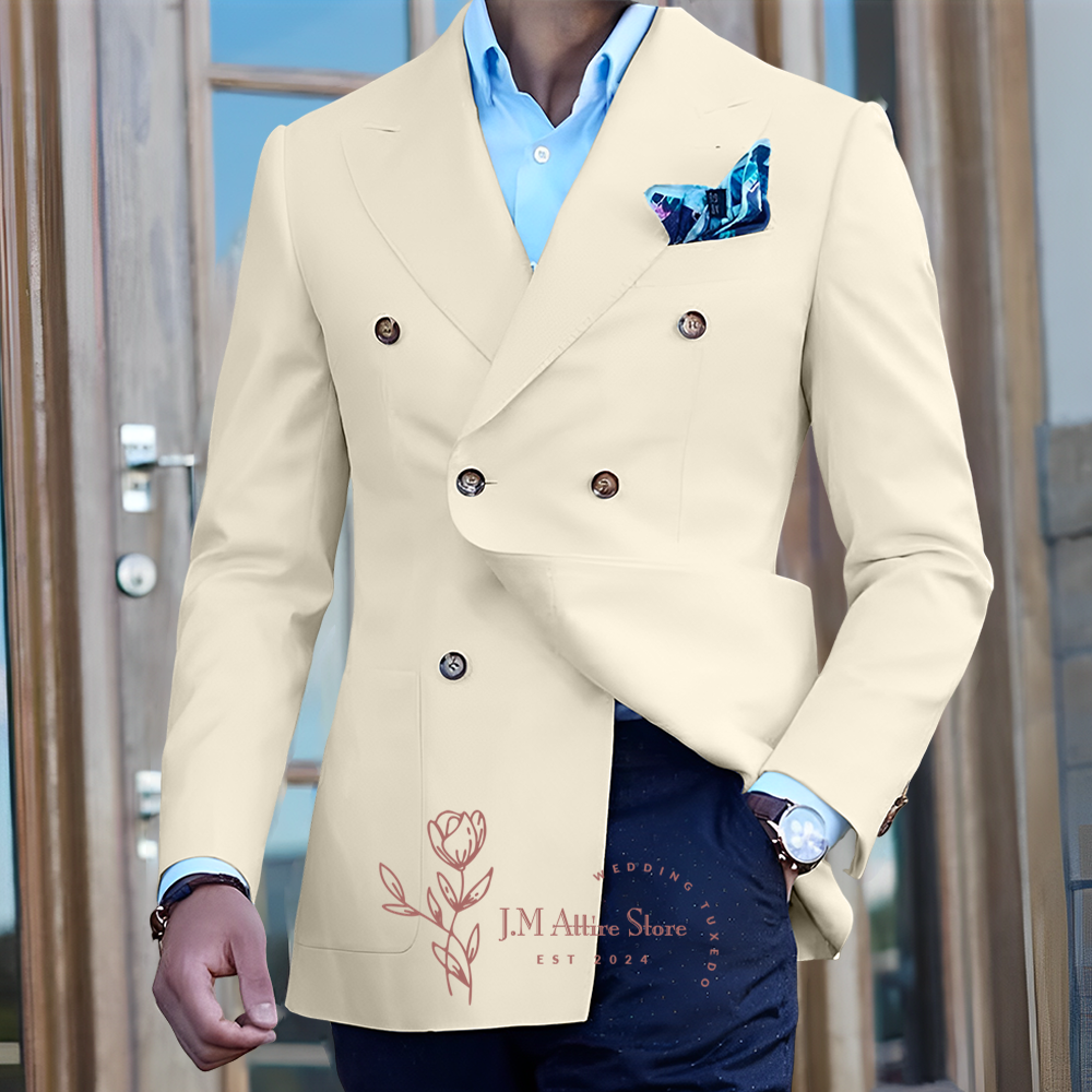 Elegant white men's suit jacke - Men'S Formal Wear In Winter review and price
